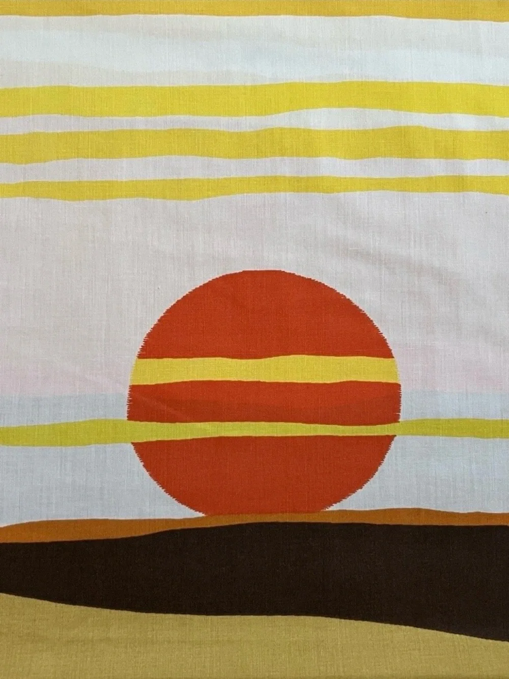 Vintage Burlington House Desert Vibrant Sunset Twin Percale Set